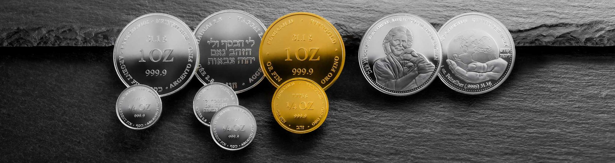 Silber- und Goldmedaillen von BB Wertmetall